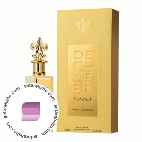 ادکلن پاریس کرنر مدل دسامبر وانیلا رایحه کایالی وانیلا رویال سوگارد پچولی ۶۴ اینتنس