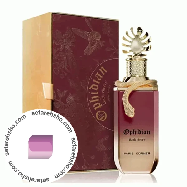 ادکلن پاریس کرنر مدل اوفیدیان بلک چری رایحه کایالی لاوفست برنینگ چری ۴۸